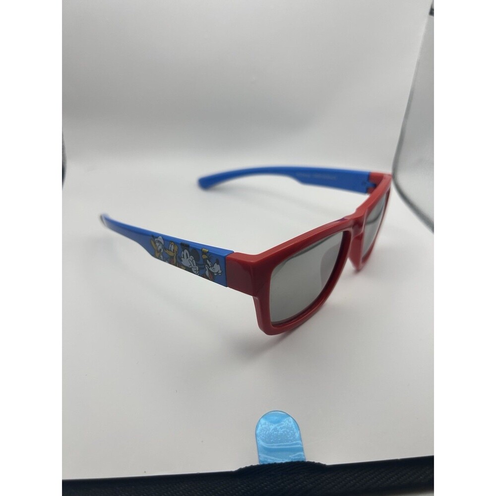 Disney kids Rectangular Sunglasses Red/Blue Gray mirror lens pre owned